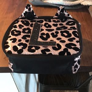 Cheetah justice lunchbox initial L